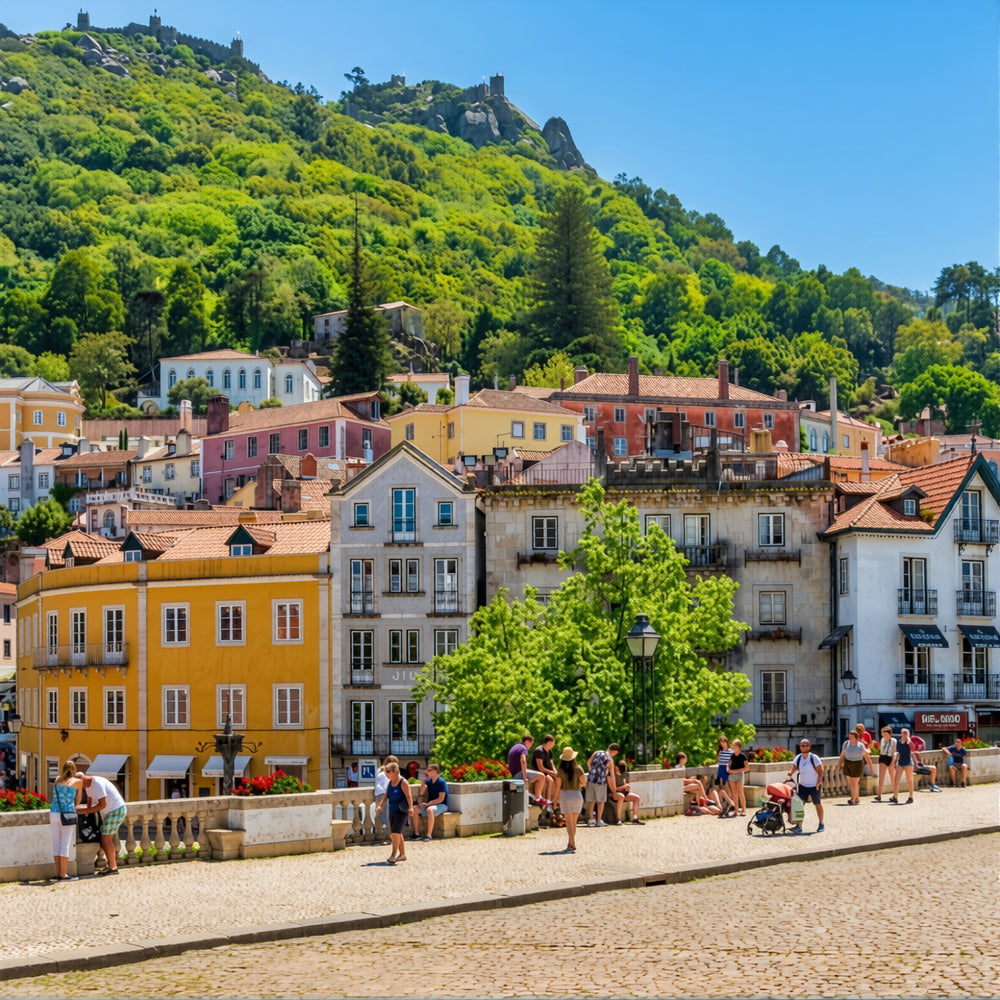 Sintra & Cascais : Excursion d'une journée avec billets pour le Palais de Pena