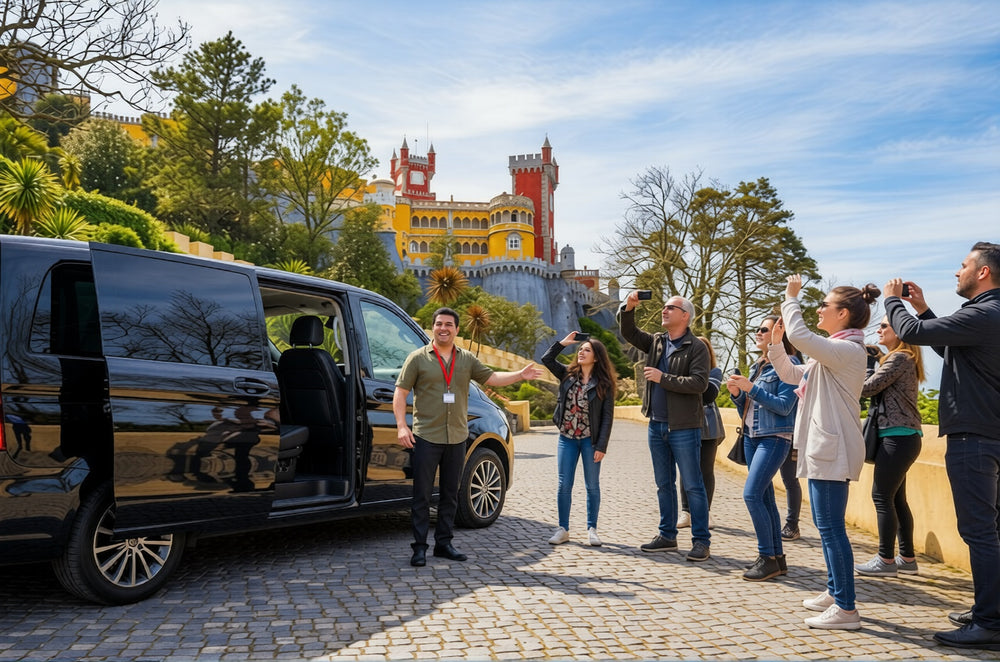 Sintra & Cascais : Excursion d'une journée avec billets pour le Palais de Pena