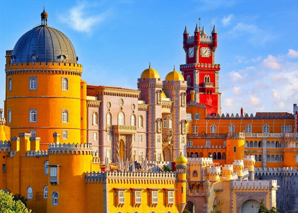 Sintra & Cascais : Excursion d'une journée avec billets pour le Palais de Pena